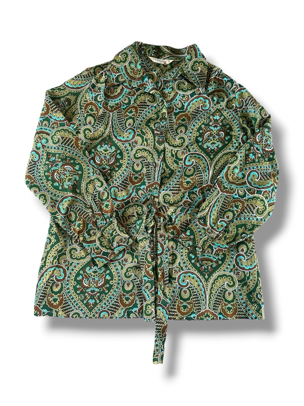 [Lady Arrow] VTG 70s Patterned Blouse
